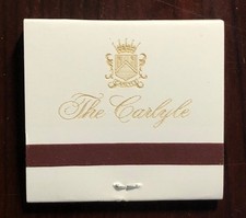 The Carlyle Hotel, New York Matchbook picture