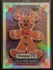2025 Disneyland 70th Anniversary Seasonal: Mickey Gingerbread #116 /55 picture
