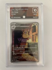 POKEMON TCG Raticate Art Rare Japanese GEM 10 #92/80 picture