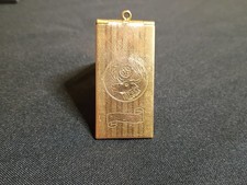 antique gold toned BPOE membership card or stomp case gold filled? picture
