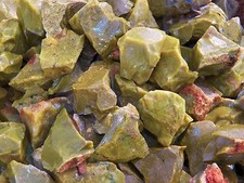 2000 Carat Lots of Green Opal Rough - Plus a FREE Faceted Gemstone picture