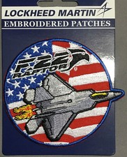 USAF Lockheed Martin F-22 Raptor Air Force fighter licensed patch picture