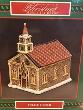 Vintage House of Lloyd Christmas Around The World Village Church Stock picture