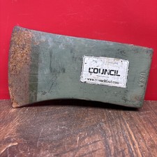Vintage COUNCIL Single Bit Axe Head 4 Lbs / New M1 Military Issue picture