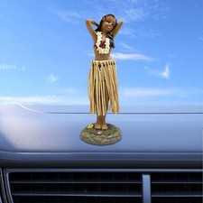 Hawaiian Hula Dancer Dashboard Figurine 6.3