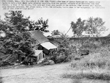 / circa 1954 disasters Picher Oklahoma zinc mine tunnel collapses home George Fo picture