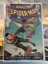 🔑1966 Amazing Spider-Man #39 1st John Romita / Green Goblin Revealed Raw 🔑 picture
