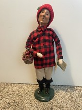 Vtg Byers' Choice Ltd. The Carolers 1998 Man with Apples Christmas Figurine  picture