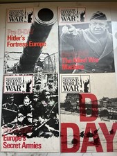 World War 2 WW II Magazine lot D-DAY HITLER  ALLIES WAR MACHINE SECRET ARMIES picture