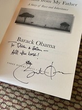 BARACK OBAMA Signed Autographed 