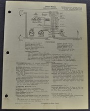 1937-1938 International Truck Wiring Diagram Folder D-2 D-15 D-30 Original picture