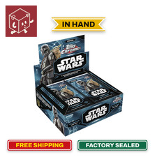 IN HAND 2026 Topps Chrome Star Wars Hobby Box New Factory Sealed 1 Auto Per Box picture
