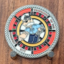 Atlantic City Coast Guard Monopoly Nautical Collectible Challenge Coin(B)  1#40 picture