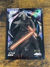 2026 Topps Chrome Star Wars Kylo Ren #57 Black Refractor /10 - Print Line picture