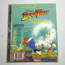 Vintage 1988 Disney's DuckTales: The Secret City Under the Sea Little Golden picture