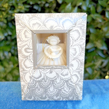 NIB Vintage 1999 Margaret Furlong Coneflower & Goldfinch 3” Ornament and Stand picture