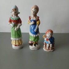Vintage Made In Occupied Japan Porcelain Figurines Lot Of 3. picture