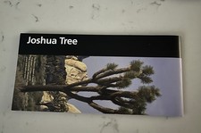 Joshua Tree National Park Map | New & Official | WITH Stamp |  picture