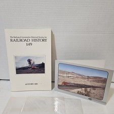 Railroad History 149 Autumn 1983 R&LHS Book + Santa Fe Fast Mail Train Card picture