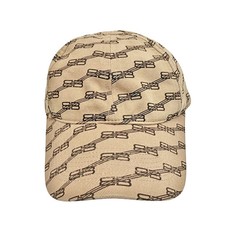 Balenciaga BB Monogram Cotton Cap Beige L 59cm Baseball Hat Used (Ages 14+) picture
