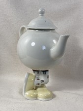 Vintage Carlton Ware Walking Ware RJS Crossed Legs Teapot Yellow Shoes England picture