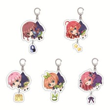 5pcs The Quintessential Quintuplets Keychain Acrylic key Chain Pendant Keyring picture