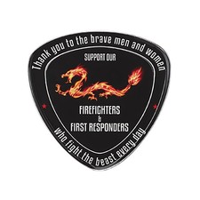 Spyderco 2025 Fire Dragon Custom-Minted Coin Honors Firefighters picture