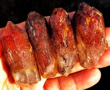 142g 4PC Fire Crystal Lepidocrocite Ignite your Passion Purpose Castle ip1916 picture