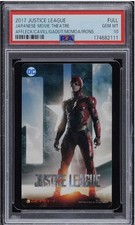 PSA 10 - 2017 JUSTICE LEAGUE japan MOVIE THEATRE TICKET d.c. comics FLASH picture