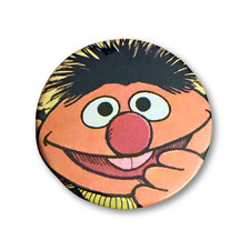 Vintage 1980s Sesame Street Ernie Enamel Character Pin picture