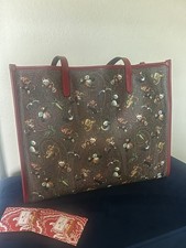 Etro Kung Fu Panda DreamWorks tote Handbag Red Green Brown Italy  picture