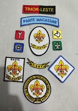Catholic Boy Scout Timor-Leste patch lot  / embroidered badges picture