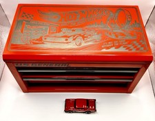 🏁Hot Wheels Engraved U.S. General Mini Toolbox Diecast Car Display Case Box 🏁 picture