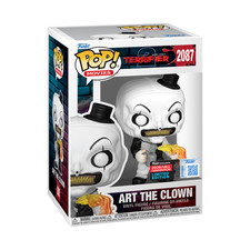 Funko POP Terrifier Art the Clown Flamethrower NYCC 2026 Exclusive Horror Fall picture