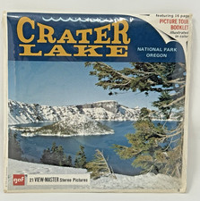 Vintage 1970 View-Master Crater Lake Oregon A246 3-Reel Set NEW SEALED GAF picture