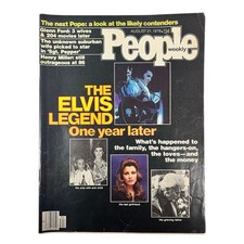 People Magazine ELVIS August 21, 1978 The Legend One Year Later After Death picture