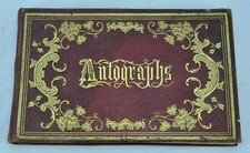 Antique 1860s Autograph Album Kimball Union Academy NH Victorian  (BI#MK/171103) picture