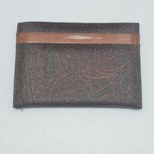 Etro Men Accessories Card Case Business Holder Paisley Pattern Flat Slim Stylish picture