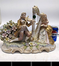 Lenwile Ardalt Vintage Porcelain Music Box Lamp picture