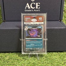Gengar 050/088–Pokémon TCG Perfect Order | ACE 10 Gem Mint Cosmos Holo 1 Swirl🌀 picture