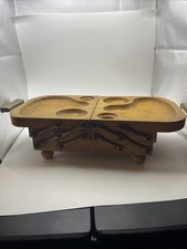 Vintage Karoff Fold-Away Buffet Table Server / Charcuterie Board; 1950's -T09 picture