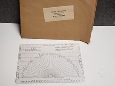 Vtg 1940s Sillcocks-Miller Co Scale ML-301/M Military Projectile Wind Radiosonde picture