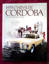 1979 CHRYSLER CORDOBA SALES BROCHURE picture