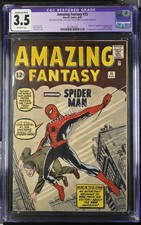 1962 Amazing Fantasy 15 CGC 3.5 Restored 1st Spider-Man Marvel picture