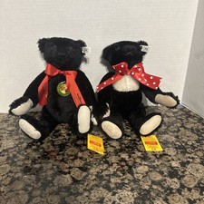 1991 Steiff Mickey & Minnie Teddy Bear Disney Convention Signed DFC picture
