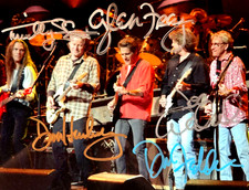 THE EAGLES Signed x5 Members: Original 8x10