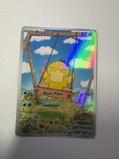 Custom Psyduck Full Art Holo Card - Fan Made TCG Proxy Replica (Swing Art) picture