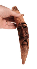 Mountain Man Folk Wood Art By J R McNeill Mid/Late 20th Century  Size 1.875