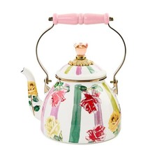 Brand New Mackenzie Childs Garden Gala 2 Quart Tea Kettle picture