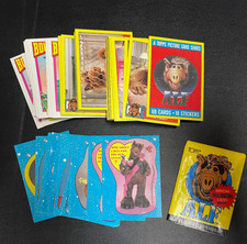 1987 Topps Alf Series 1 Complete 69 Card Set 18 Stickers Pack Wrapper picture